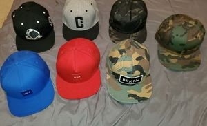 Snapback Hat lot , like new condition Huf Nixon Be